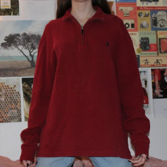 Ralph Lauren Half Zip Sweater - Picture 2 of 2
